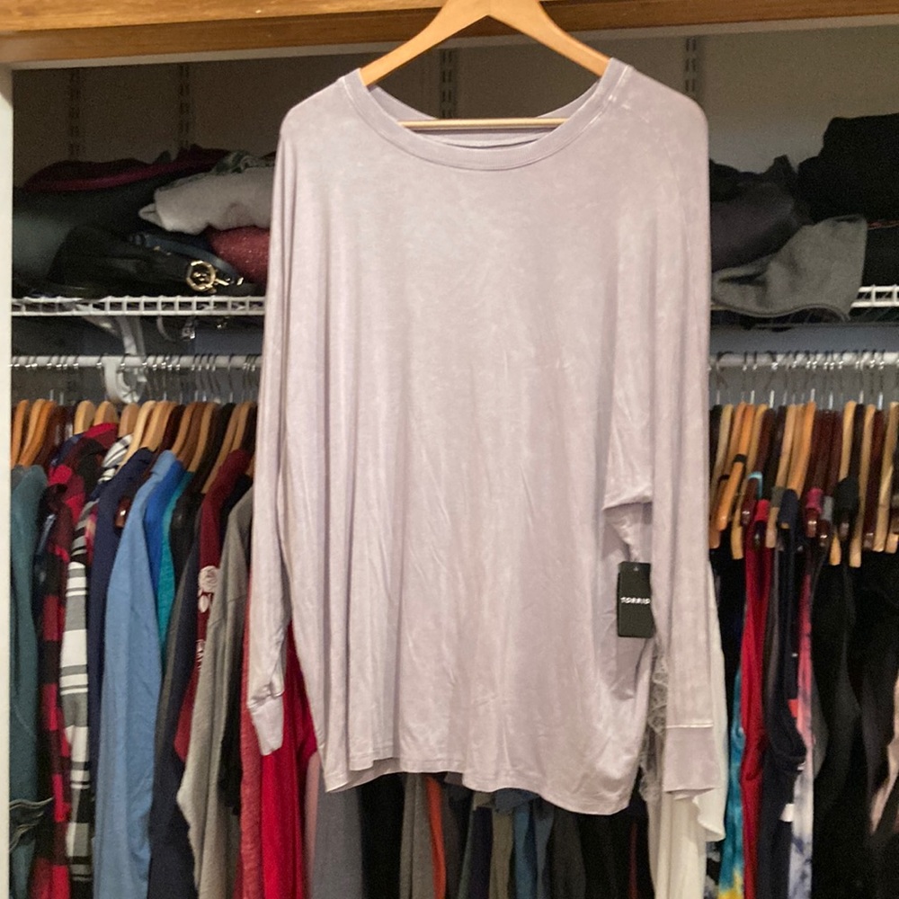NWT - Torrid light purple shirt, size 1